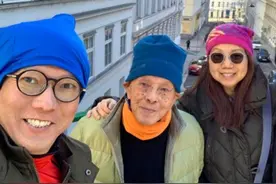 又一明星全家移民国外！租住150年历史公寓，92岁老父很快就适应图片