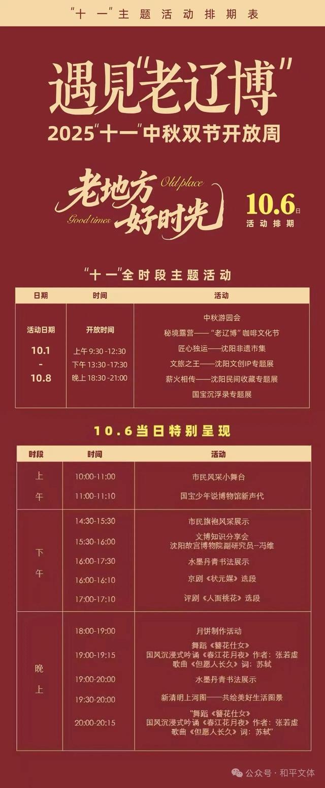 【遇见老辽博—老地方 好时光】2025十一双节邀您开启一场穿越时光的奇妙之旅