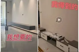 一字悬空电视柜，怎么做才不踩坑图片