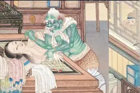 清朝名画“女鬼图”，很多人不懂其含义？放大10倍看她在干什么图片