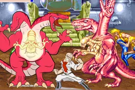 经典游戏《恐龙快打》主角和反派高清还原，原来你们长这样啊图片