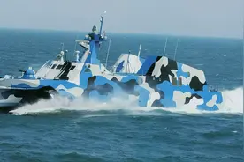 022导弹艇曾被嘲笑为鸡肋，如今摇身一变，成为南海利器图片