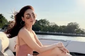 泰女星生前最后画面曝光！坐船边惬意摆拍，经纪人曝更多坠河细节图片