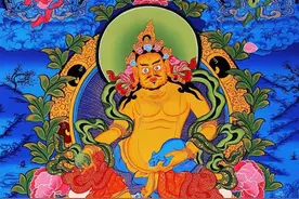 唐卡五路财神图片