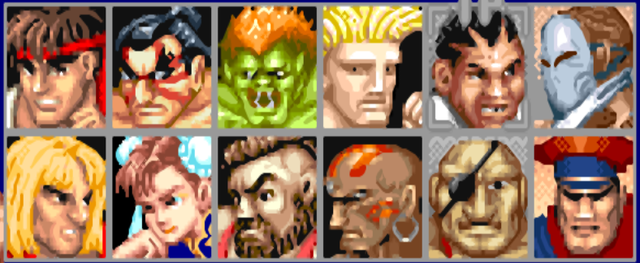 经典街机《街头霸王》8人和12人版隐藏的玄机，当年你发现了吗