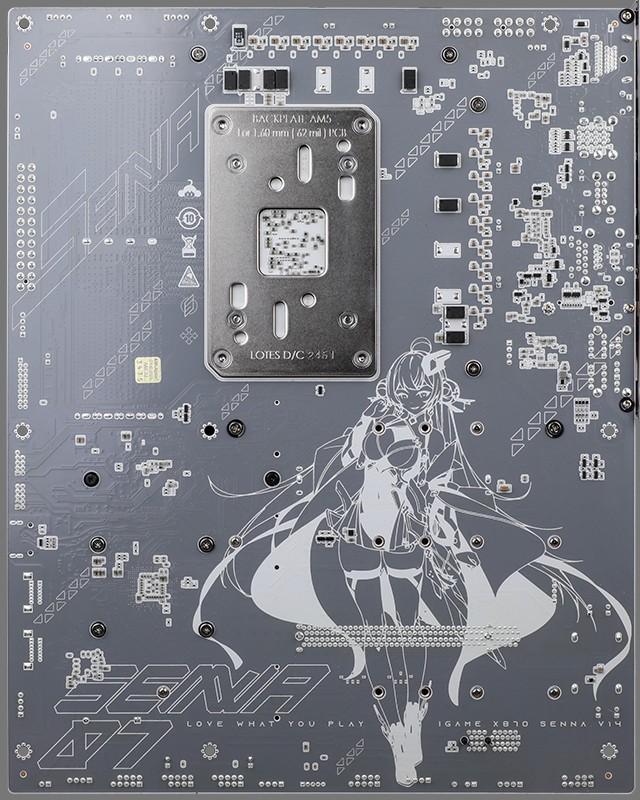 七彩虹iGame X870 Senna V14主板上线：“柒小希”IP红白设计