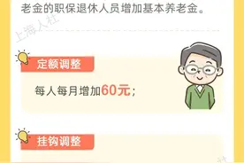 涨了！上海退休人员和城乡居保人员增加养老金图片