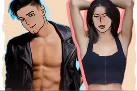 为什么女生肚脐眼都是“竖”的，而男生都是“横”着的？图片