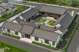 26×41米恢弘中式四合院，究竟是啥样的人，能住进这样的宅子里？图片