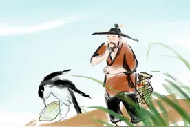 （双语背单词） 鹬蚌 (yù bàng) 相争，渔翁得利图片