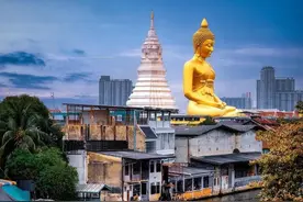 69米20层楼高，历时5年耗资1亿铢，曼谷巨佛成为泰国新地标图片