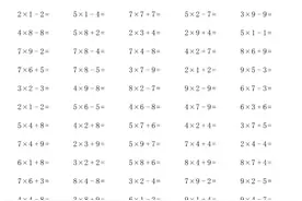 二年级数学|加减乘除混合运算口算题卡8000道，每日计算大作战图片