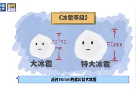 冰雹等级有国家标准 最大能多大？图片