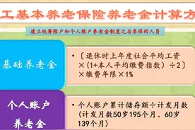 缴费基数1.2万元，这样退休能领多少养老金？注意这两部分的计算图片