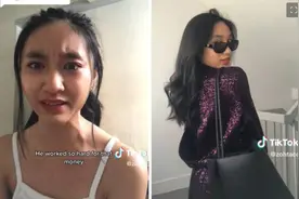 少女晒父亲给买的CK“奢侈包”却被网民嘲笑，结果反转来了图片