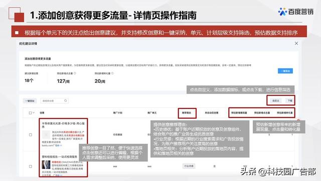 百度搜索推广优化中心产品介绍