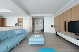 看到她家148㎡的房子我酸了，简洁大方又显大，再买房我也这么装图片