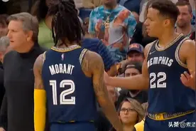 搞笑！灰熊大将嫌森林狼主帅叽歪，推搡了一下，裁判立刻给个技犯图片