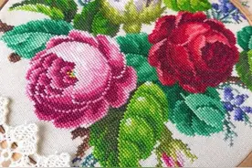 姐姐的手工真棒！这些漂亮的十字绣图，全是她一针一线缝制的图片