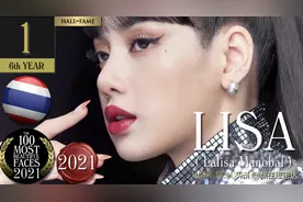 LISA又火了！登顶2021年全球最美面孔100图片