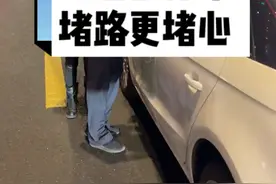 路边乱停车，堵路更堵心#一颜难尽 #违停车辆 #交通安全#文明出行         视频封面