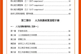 HRD工作手册（超全~包含10大模块）图片