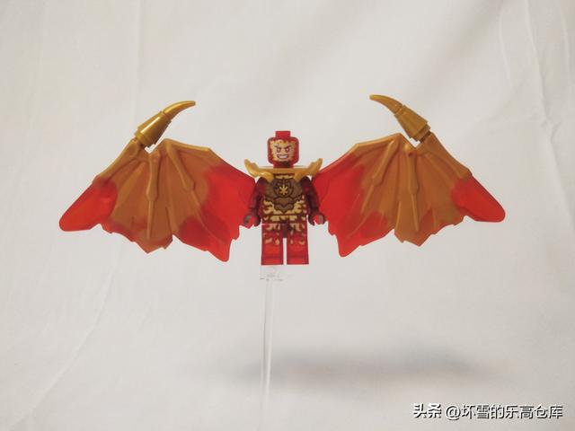 化身成金龙长着翅膀，试玩乐高幻影忍者71769寇的神龙战车