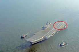 装拦阻索了！印度国产航母第三次试航，近防炮是想一炮轰死自己？图片