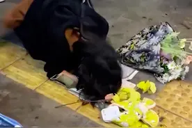 女孩在梨泰院跪地哭喊与河南大妈的哭喊！谁更值得同情和尊敬图片