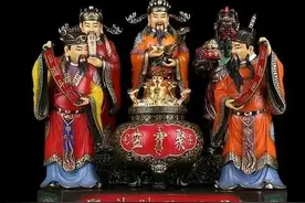 中国神话人物――财神（大五路财神）图片