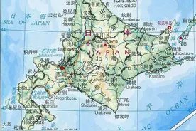 日本北海道的地形与地区划分图片