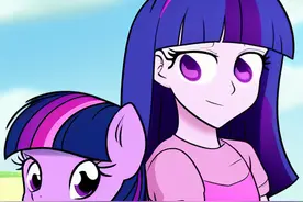 【xyz情景英语】小马宝莉紫悦公主的一天图片