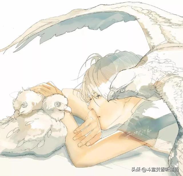每个人都会有讨厌自己的时候 治愈系情感美文插画句子