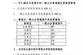 2022年武汉中考分数线公布图片