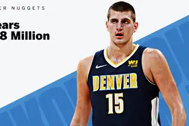 历史上第一位签下超级顶薪合同的二轮秀球员：尼古拉·约基奇图片