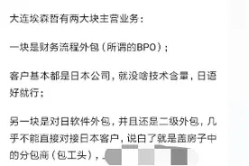 大连埃森哲被裁员工苦恼：无法去外地发展，但本地工资不及外企图片