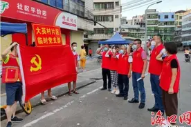 构筑“红色阵线” 海口美兰区成立大英村片区临时党支部图片