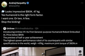 国产人形机器人火到国外！不惧偷袭还带闪，AI大佬：想要图片