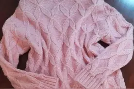 巧手织女冉冉2002的蝴蝶花（四叶草）织毛衣，好喜欢哦图片