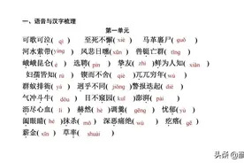 七年级下册语文：考试重点+文学常识(满分模板)图片