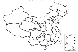 初中地理之中国空白地图（可直接下载）图片