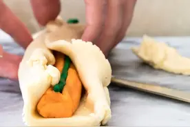 每日烘焙配方分享丨万圣节南瓜小饼干图片