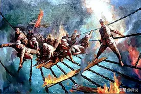杨成武重返泸定桥，流泪感慨：就剩我一个，战友们都在哪里？图片