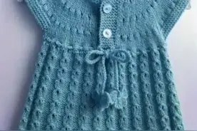 「针织作品」30款女娃的美丽背心裙、连衣裙，可搭配开衫穿图片