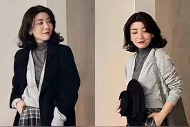 50+女人秋冬穿搭禁忌：黑裤袜、不露脖子、紧身裤！妈妈们总爱穿图片