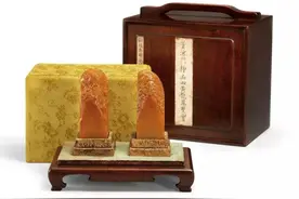 董沧门：大有来头，一副田黄对章拍出八千五百多万港币！图片