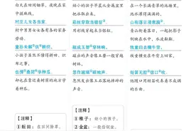 五年级下册语文1-4单元名师划重点（2023典中点）图片