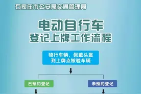 石家庄人注意！这类电动自行车不能上牌！请提前准备好这些材料图片