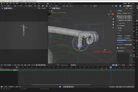 Blender-掌握(Mixamo Rig)插件骨骼绑定模型，并修正模型的权重图片