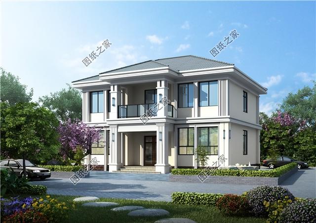 三款简单好看的别墅,农村建设越来越好,房子越盖越漂亮